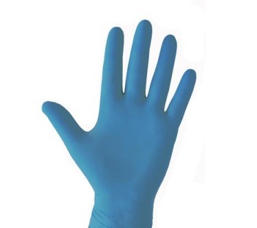 Nitrile Blue Gloves S